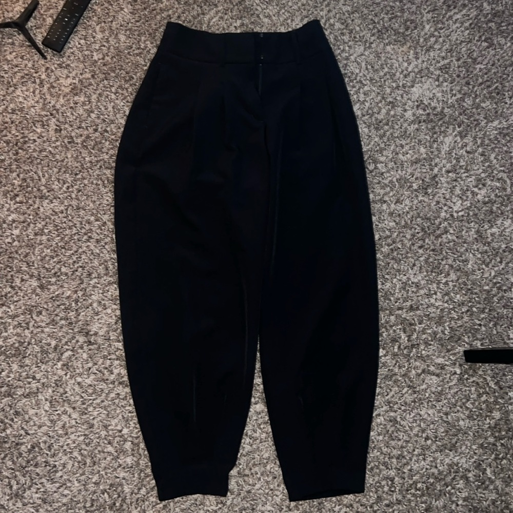 These are ankle rise dress pants